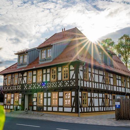 Teutsche Schule Hotel Schleusingen ภายนอก รูปภาพ